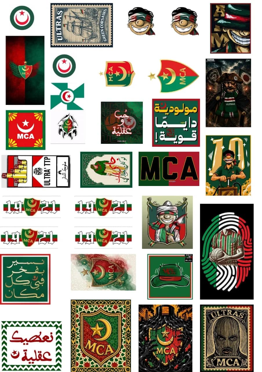 Stickers Mouloudia